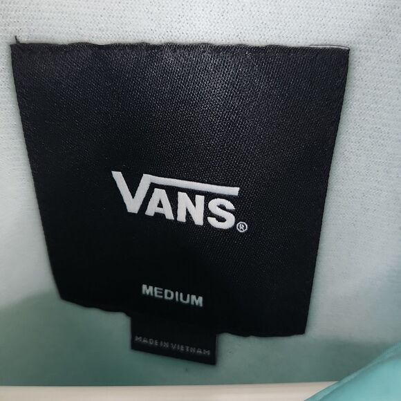 Vans Nylon Long Sleeve Full Button Lightweight Windbreaker Jacket Medium - Picture 4 of 6